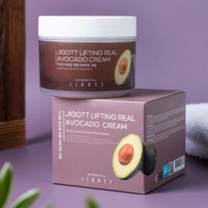 Jigott Лифтинг крем для лица с авокадо LIFTING REAL AVOCADO CREAM