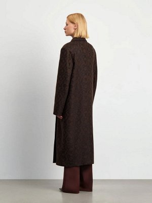 EMKA Пальто из смесовой шерсти с узором, R102/medusa