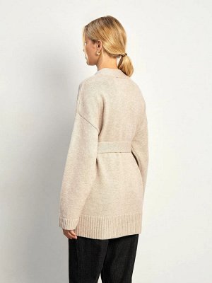 Кардиган с содержанием шерсти, ML730/vauged