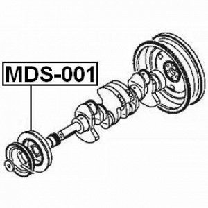 Шкив коленвала Febest, арт. MDS-001