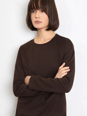 EMKA Лонгслив из хлопка, B2947/tierra