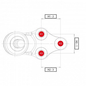 Опора шаровая CTR, арт. CB0170 (CBKD-5)