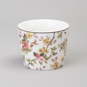 Фарфоровый чайный набор "Blossom" на 6 персон (12 предметов, 250 мл) с цветочным дизайном — идеальный подарок в стильной упаковке, 1 шт.