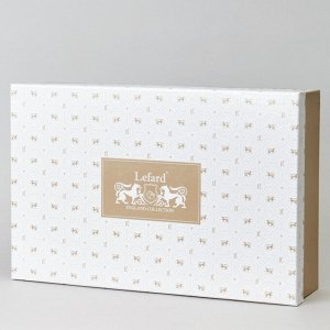 Чайный сервиз из фарфора LEFARD "Rendezvous Vintage" на 6 персон, 12 предметов, 350 мл, с классическим цветочным узором, 1 шт.