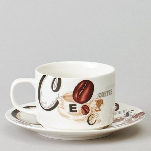 Кофейный набор "Coffee Mania" на 6 персон, 12 предметов, 180 мл - идеальный выбор для кофейных вечеров, 1 шт.