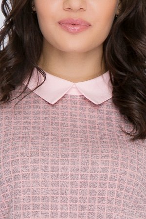 Блузка Комбинированная блузка из меланжевого трикотажа.
30% вискоза 65% п/э,5% эластан