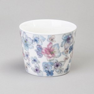 Подарочный чайный набор из фарфора "Blossom" на 2 персоны с цветочным дизайном, 250 мл, в красивой упаковке, 1 шт.