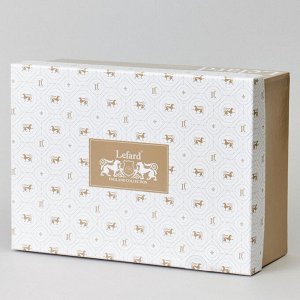 Чайный набор из фарфора LEFARD "Rendezvous Vintage" на 2 персоны, 4 предмета, 350 мл — коллекция в винтажном стиле с классическим цветочным узором, 1 шт.