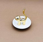 Держатель для украшений &quot;Cat&quot;, gold