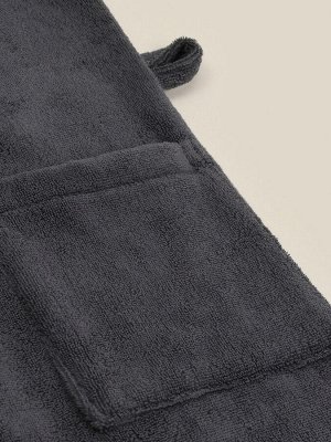 Халат махровый с капюшоном женский SL HOE: Basic "Гри Сандре", 100% хл, 420 г/м2