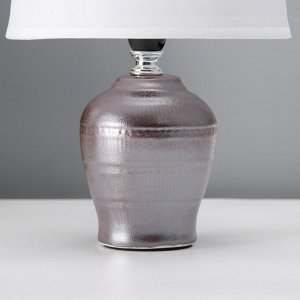 Настольная лампа с абажуром RISALUX «Тирел», Е14, 40 Вт, 18x18x30 см