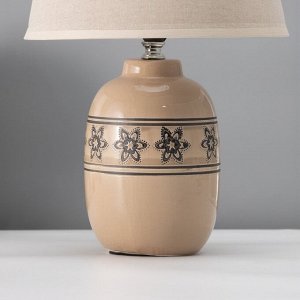 Настольная лампа с абажуром RISALUX «Августа», Е14, 40 Вт, 22.5x22.5x36 см