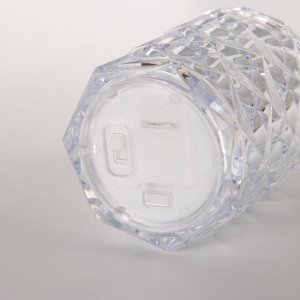 Фигурка светящаяся RISALUX «Хрустальный бокал», LED-ночник, 0.3 Вт, 4.9x4.9x5.5 см