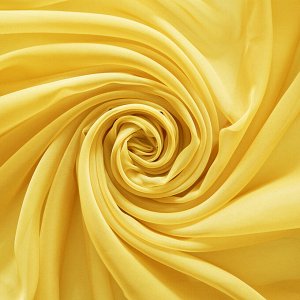 Ткань Вуаль однотонная 17 светло- желтый                    (ш.300см)