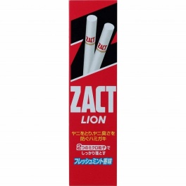 Зубная паста "Zact" для устранения никотинового налета и запаха табака  150г/80