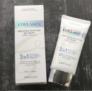 Осветляющий коллагеновый бб крем 3в1 Enough Collagen Whitening Moisture BB Cream 3 IN 1 SPF47 PA+++, 50g