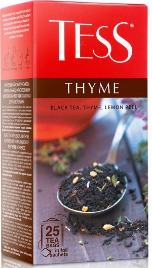 Чай Тесс Thyme tea 1,5г х 25 пакетиков