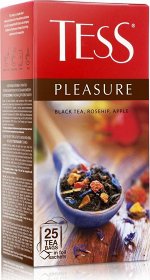 Чай Тесс Pleasure black tea 1,5г 1/25/10