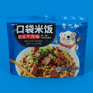 Рис быстрого приготовления “Kouda Mifan” со вкусом говядины с перцем 155гр