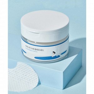 ROUND LAB Очищающие пэды для снятия макияжа с березовым соком / Birch Juice Moisturizing Cleansing Pad, 60 шт. (210 г.)