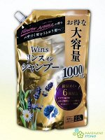 Шампунь 2 в 1 с кондиционером (цветочный аромат) &quot;Wins Rinse in Shampoo&quot; 1000 мл
