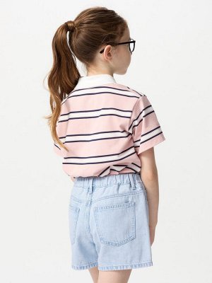 UNIQLO - джинсовые шорты для девочек - 01 OFFWHITE