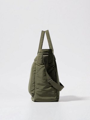 UNIQLO - большая сумка 2way с внешними карманами - 09 BLACK