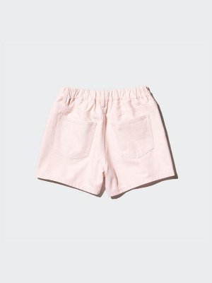 UNIQLO - джинсовые шорты для девочек - 01 OFFWHITE