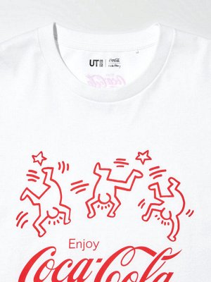 UNIQLO - футболка коллаборации Сoca-cola&Keith Haring