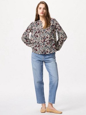UNIQLO - рубашка с принтом из искусственного шелка