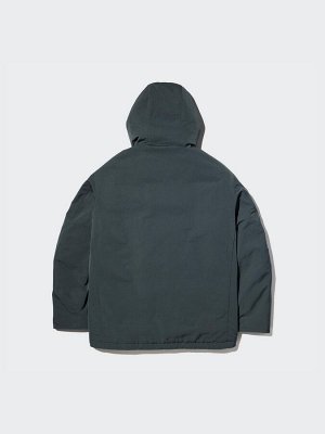 UNIQLO - гибридная пуховая парка оверсайз +J