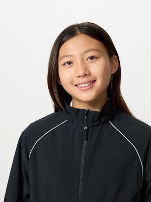 UNIQLO - детская кофта на молнии с защитой от UV-лучей - 55 GREEN