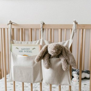 Сумка для хранения на детскую кроватку, карман для новорожденных