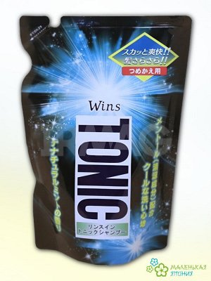 Охлаждающий шампунь 2 в 1 с кондиционером-тоником "Wins Rinse in Tonic Shampoо" 340 гр