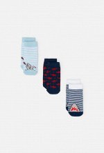 Носки детские 3 пары Waves ассорти