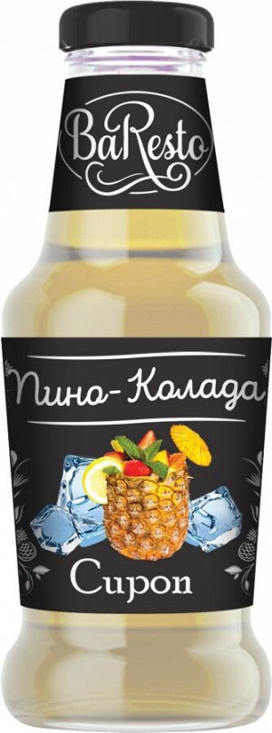 Сироп Baresto 300г Пина-Колада 1х6
