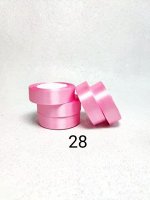 Лента атласная 2,5 см Розовый РАСПРОДАЖА