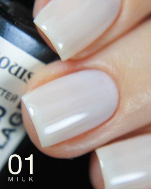 Лак для ногтей Super Gel Camouflage тон 01 milk, 10,5 г