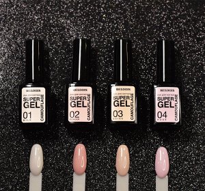 Лак для ногтей Super Gel Camouflage тон 03 beige, 10,5 г
