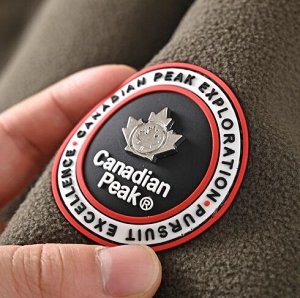 Толстовка флисовая "Canadian Рeak" утепленная на молнии, воротник стойка, зеленый хаки