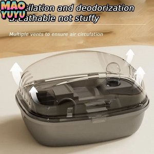 Акриловая прозрачная комнатная клетка для хомяка