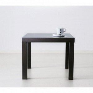 Придиванный столик, цвет черно-коричневый ЛАКК