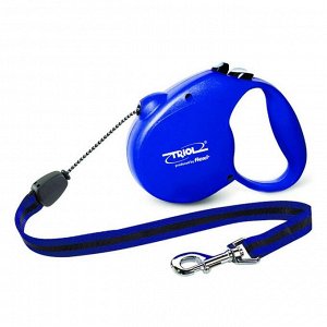 Рулетка Triol Flexi Standard Blue, трос, S 5м до 12кг