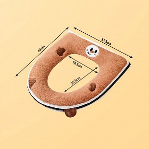 Чехол для крышки унитаза "Снеговик"