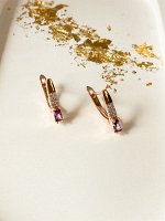 Серьги &quot;Прелесть аметиста&quot; (А4)