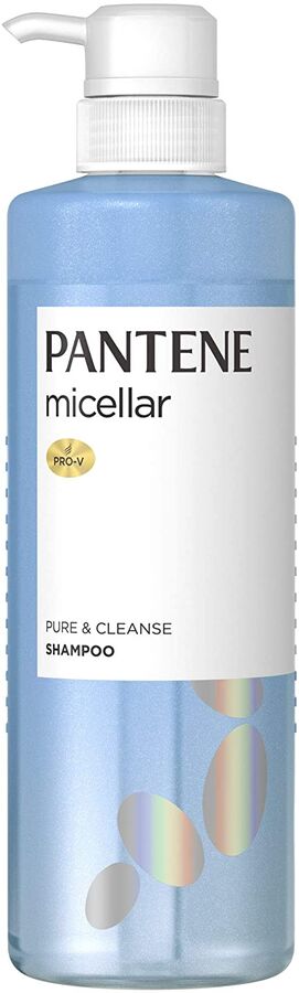 P&G "PANTENE micellar" Очищающий и освежающий шампунь, шелковистые и гладкие волосы, бутылка с дозатором, 500мл
