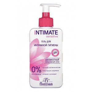 Floresan Гель для интимной гигиены с экстрактом лепестков розы"Sensitive" Флоресан INTIMATE, 250мл