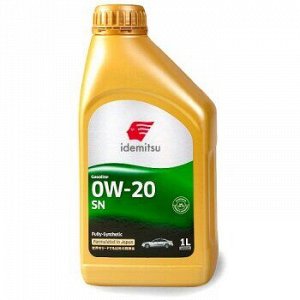 Масло моторное IDEMITSU FULLY-SYNTHETIC 0W20 SN/GF-5 бензин, синтетика 1л