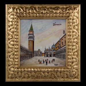 Картина керамическая "Венеция. Площадь Сан-Марко", 52 ? 52 см