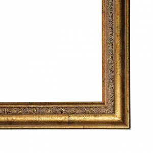 Рама для картин (зеркал) 40 х 50 х 3.2 см, пластиковая, Daria старое золото